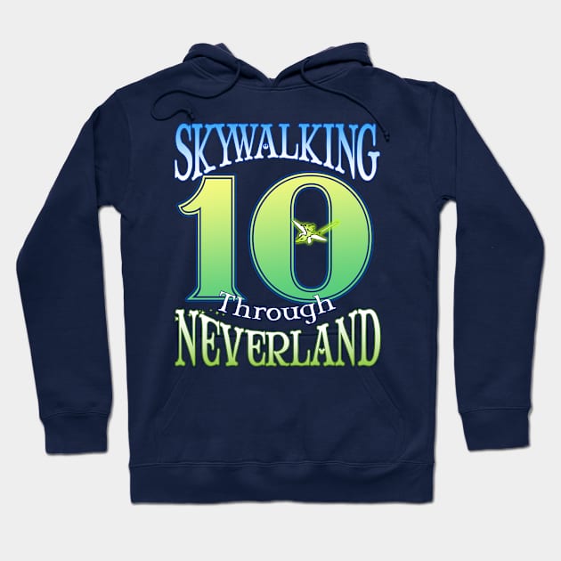 10th Anniversary Skywalking Hoodie by Skywalking Through Neverland